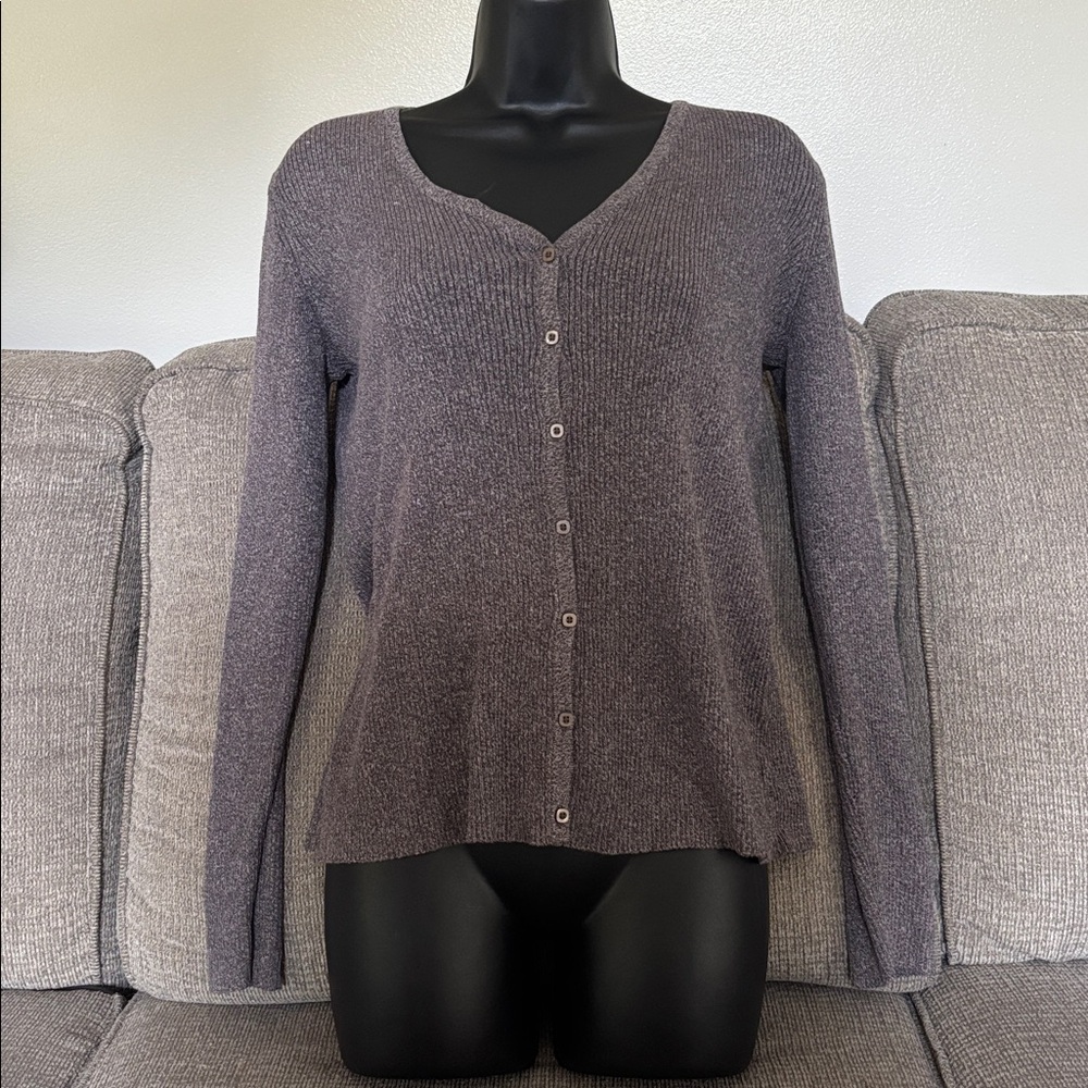 Covington Women's V-Neck dark gray Sweater size L